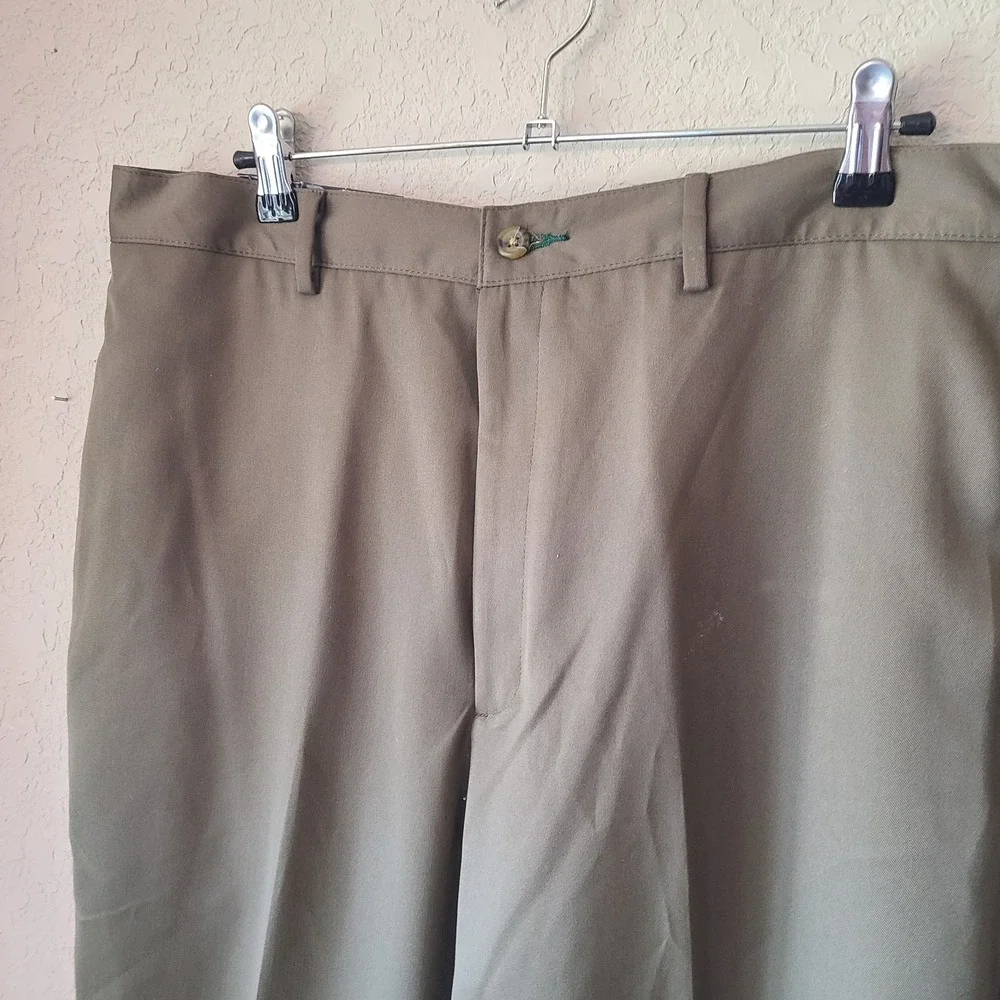 Tommy Hilfiger Pants‎ Mens 36X32 Green Chino Traveler Tommy Micro Tech Casual